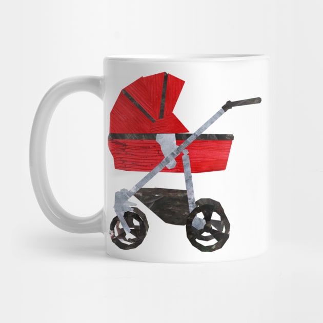 Red Pram by Babban Gaelg